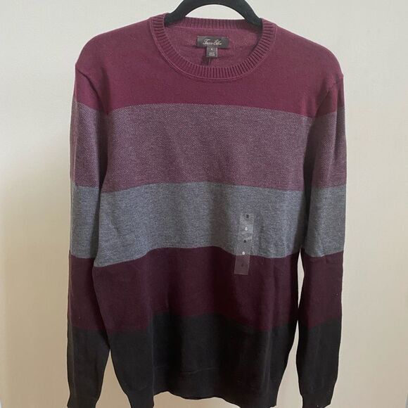 NWT Tasso Elba striped sweater - Picture 1 of 5
